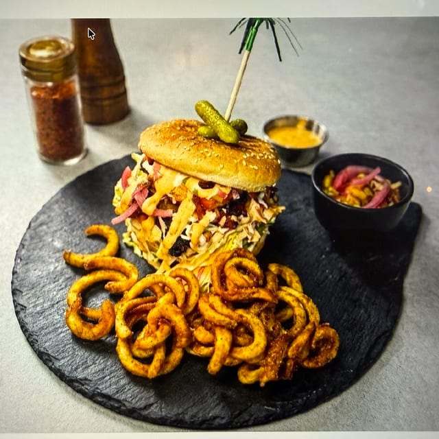 Tandoori Wing Smash Burger.