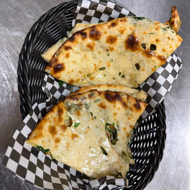 Spinach Kulcha.