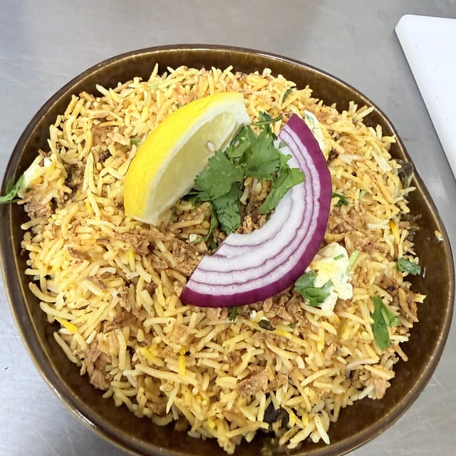 Goat Biryani.