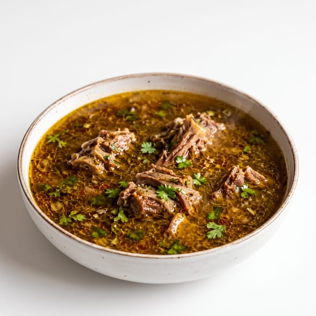 Mutton Kharda Soup.
